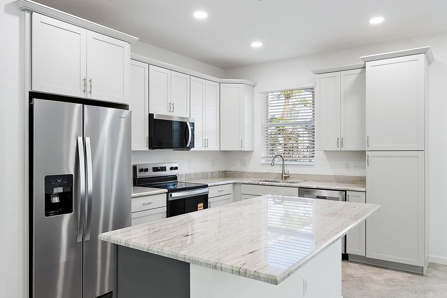 Don't miss the opportunity to live in a brand new Terraces of Westlake 4 bedroom, 2 1/2 bath, 2 car garage luxury town home! Designer finishes include porcelain tile, custom cabinets, granite counters, stainless steel appliances, spacious floor plan, volume ceilings, impact glass windows and covered terrace. Westlake amenities are amazing including the Adventure Park featuring a soft surface splash pad, lagoon pool, adult lap pool and tower slide. Visit Scoops Ice Cream and the Snack Shack! Enjoy the BMX Pump Park, bocce ball courts, basketball courts and event/concert pavilion. There is even a Paw Park for your furry family members!  Call today for rental details!