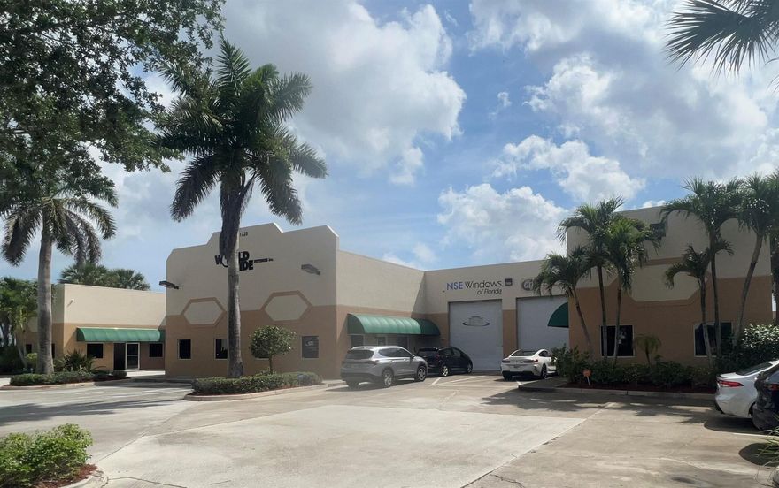 RARE INDUSTRIAL SALE OPPORTUNITY. This 12,000 square foot, industrial property is suited for owner occupancy in 50% of the structure. The Jupiter Park of Commerce offers a campus-like setting and is proximate to full interchanges with I-95 and Florida's Tnpk. The concrete block building is divided into 3 spaces but was designed to accommodate 4 tenants.  Each unit has a private office area, open industrial area with 18' ceiling and drive-in OH door.  The site is 0.9183-acre and provides ample parking. Call to schedule an appointment. DO NOT DISTURB TENANTS.