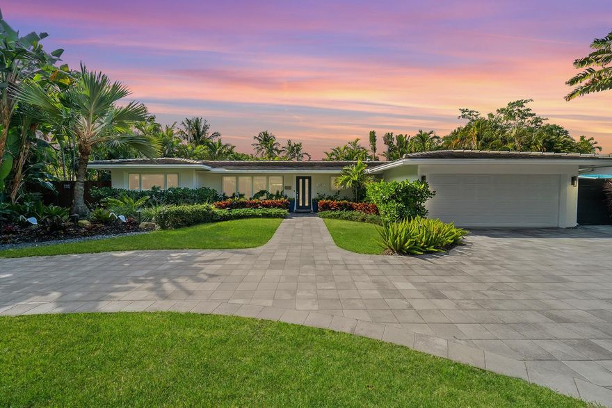 Seasonally/Annually available modern home located in the desirable neighborhood of Coral Ridge. This home features three spacious bedrooms, two bathrooms, and a split floor plan that provides privacy and comfort for all. Beautiful chef kitchen with gas cooktop. One bedroom is set up as an office space and 2nd bedroom features a comfy pull-out couch with access to the backyard. Step outside and enjoy your private, peaceful oasis, completely fenced in with a pool, outdoor kitchen, covered patio space and outdoor shower. Other home features include a laundry area, and an alarm system. Perfectly situated near restaurants, shops, and a 15min walk or 5 min drive to the beach. Included: Utilities, Pool, and yard maintenance, cleaning (Every 3 weeks), High-speed Wi-Fi (Fiber) (No Cable TV).