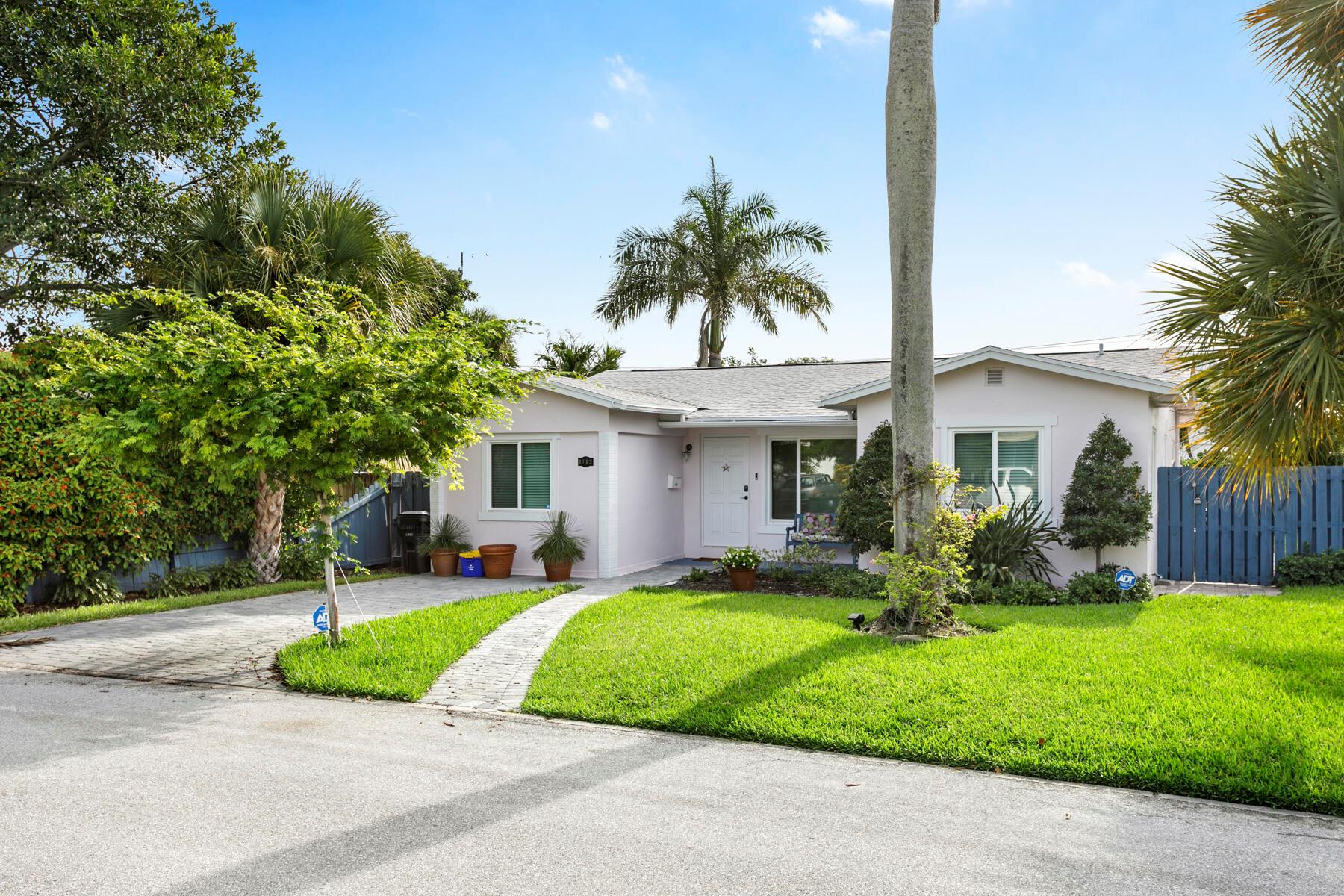 Renovated 3 bedroom 2 bath home with a lush yard and a beautiful salt water pool, located on a quiet street.