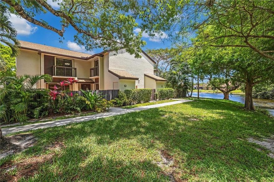 Offers will be considered 7/2/22*2 BEDRM 2.5 BATHRM WATERFRONT COURTYARD TOWNHOME* UPDATED*NEW WHITE TILE FLRS DOWNSTAIRS & PERGO UPSTAIRS*NEW WHITE CEILING HEIGHT CUSTOM SHAKER CABINETS*STAINLESS STEEL APPLIANCES*POPCORN REMOVED*NEW CUSTOM GRANITE COUNTERS*OPEN FLOWING FLOOR PLAN W/HUGE LIVING RM & SEPARATE DINING RM*SLIDING GLASS DRS TO TILED FENCED PATIO* BRIGHT & COMFORTABLE HOME*NEW WASHER/DRYER & WATER HTR*NEW DRS & HARDWARE & LIGHTING*REMODELED BATHRMS W/ SPECTACULAR NEW GLASS SHOWER*NEW VANITIES & TILE FLOORS * UPDATED BATHROOMS*SMALL BALCONY OVER LOOKS THE HUGE CUSTOM TILED FENCED PATIO* SAFE FOR CHILDREN & PETS*NEW WINDOW TREATMENTS*ACCORDIAN HURRICANE SHUTTERS*NEW ROOF*COMMUNITY POOL NEARBY*ALL TOWNSHIP AMENITIES INCLUDED IN LOW MAINTENANCE*FURNITURE NEGOTIABLE*2 SMALL PET3 OK* Floor Plan*Budget