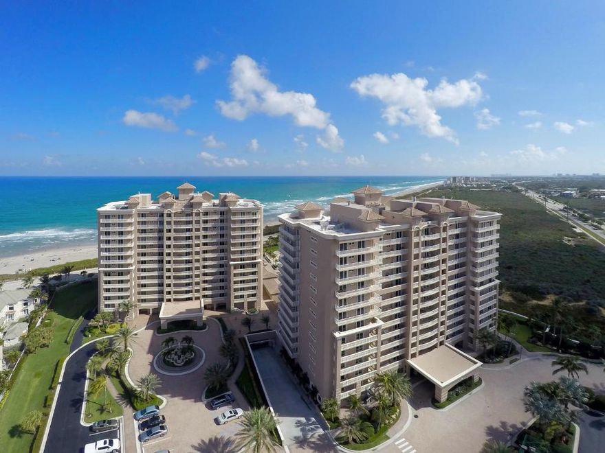 LISTING IS AVAILABLE FOR ANNUAL RENTAL BEGGINING 05/15/2026 RENTED FOR 2026 SEASON Located in the highly sought after secure concierge building of ocean royale in Juno Beach. This end unit is rarely available offering one of the largest floor plans in the subdivision. The home offers more than 3600 total square feet of space a wraparound balcony offering incredible ocean views. Impeccably maintained polished travertine flooring in main living area & coastal wood tiling in all the bedrooms No carpeting. All new appliances with quartz countertops and contemporary backslash. All New Hurricane Impact Sliders throughout.