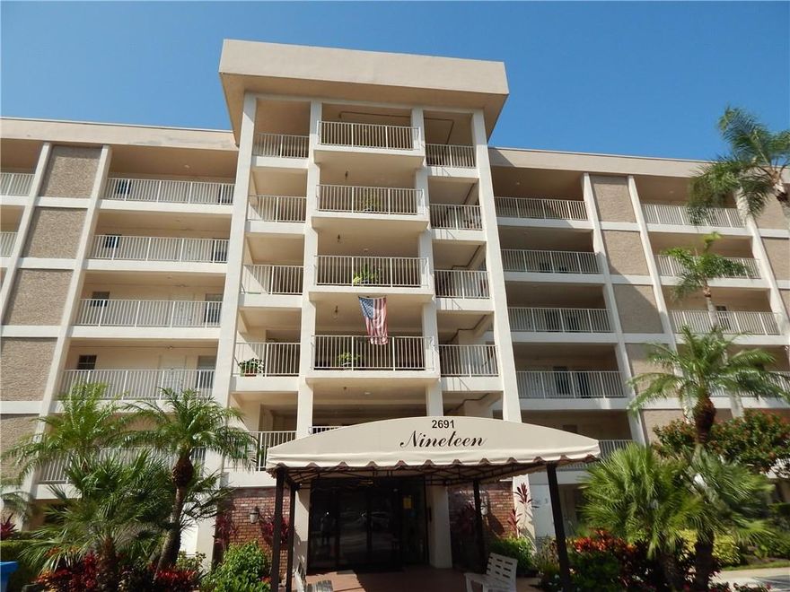 This 5th floor, 1-bed, 1.5 bath condo includes panaromic golf course views. The kitchen is open to dining area with breakfast passthrough. Lots of counter and cabinet space.  Living area is wood laminate.  Oversized bedroom with large walk in closet.  Screened patio.  Complex pool, community room and grill area are across the parking lot. Palm Aire has three 18-hole championship golf courses, George Brummer Park with jogging and bike trails, tennis, pickle ball, outside exercise course and more.  Live across from the new Harrah’s Casino and its revitalized gaming and nightlife, also only 6 miles to Pompano’s famous Beach and Fishing Pier. Furnishings in unit will stay.  Selling As-Is. Complex says minimum credit score is 700 per applicant and 20% down.  No leasing for one year. No pets.