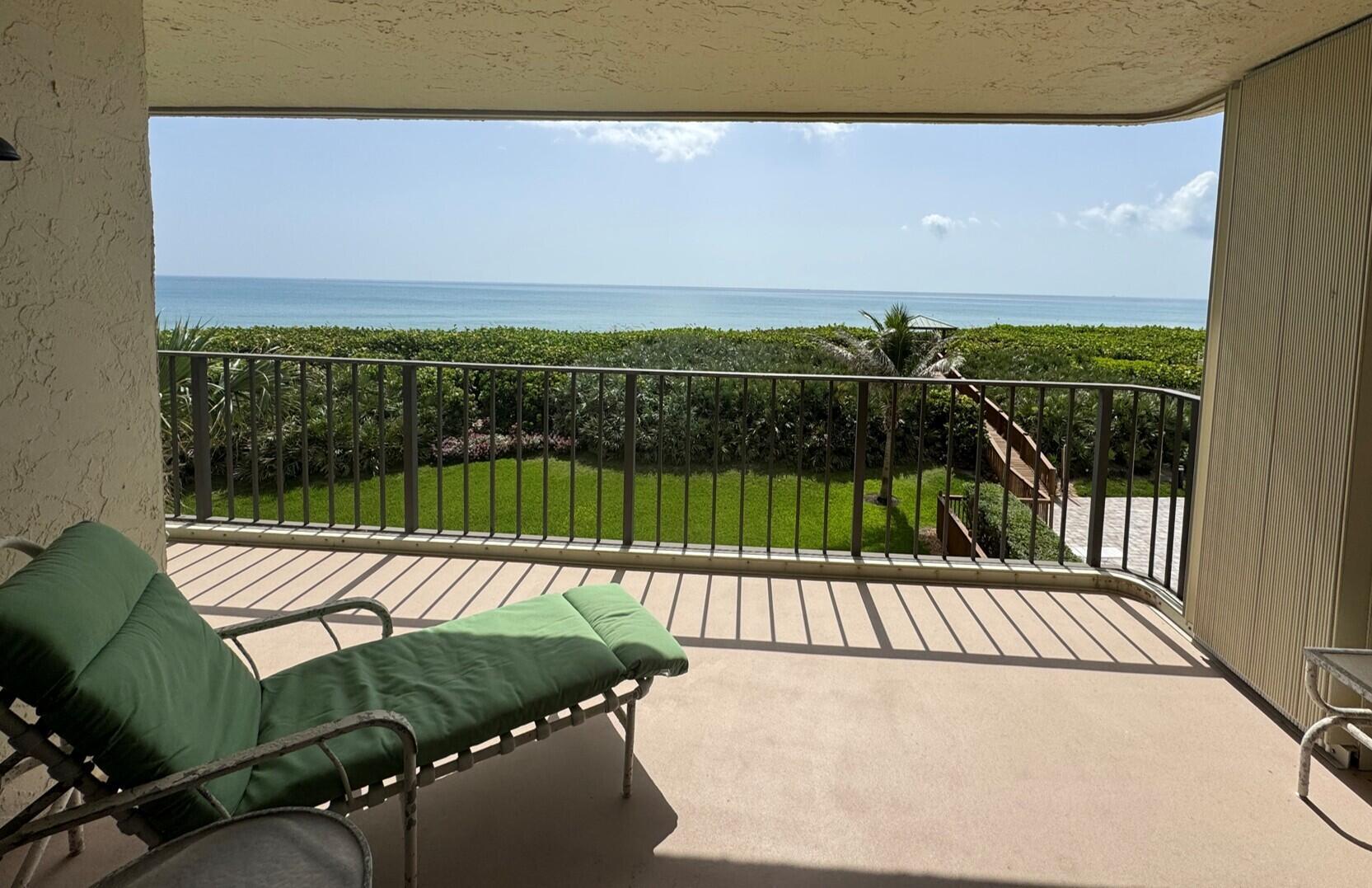 This beautiful ocean-front condo on Hutchinson Island is exactly where you need to spend your winter! Enjoy the view and the ocean breezes from the balcony, accessed from both the Master Bedroom and Living Room. ! There's plenty to do (tennis, bicycling, fishing, walking the beach, working out at the gym, social events and card games) or just sit back and relax in the sunshine at the heated pool or on the beach! Pack your clothes and your toothbrush and move in! Parking is a cinch with assigned spaces, and the elevator makes it easy to come and go. Super Clean and Waiting for you. The owner LOVES to cook, so the kitchen is fully stocked. just come and relax on beautiful Hutchinson Island! 3 Month Minimum Rental. Amenities: Bbq Grill, Beach Access Community Pool, Fitness Pickleball, Tennis