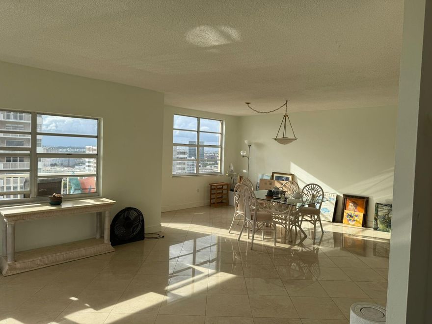 Very spacious 3 bedroom 2.5 unit on the 20th floor of North tower of The Hemispheres - Ocean South. 
Enjoy ocean views plus incredible light and a generous layout with great potential to personalize. This 
high-floor residence is located in one of Hallandale Beach's most established oceanfront communities. 
The Hemispheres offers resort-style amenities, including beach access, pools, tennis courts, fitness 
centers, on-site dining, a marina, and more. Well-priced opportunity to own a large unit by the beach with 
room to make it your own.