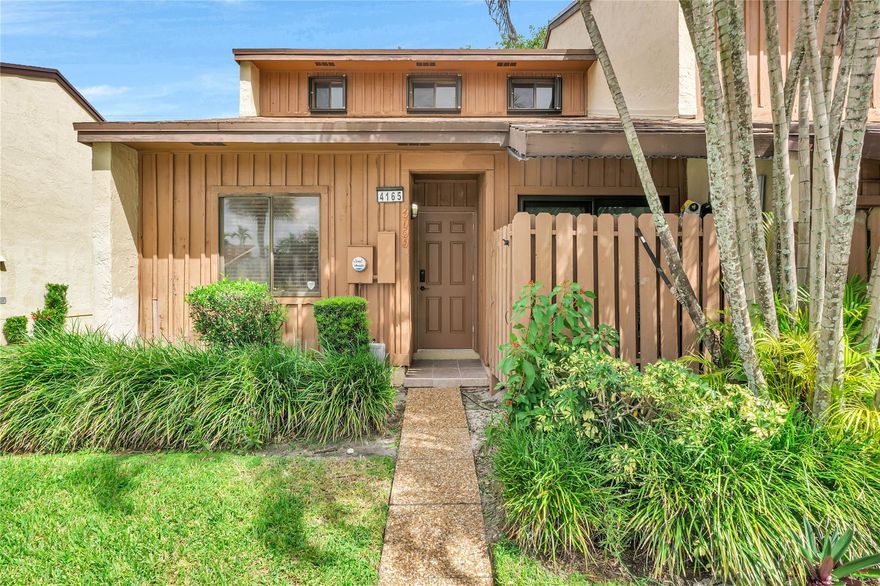 Brand new 2025 roof. Welcome to Pine Island Lakes, a charming townhome community offering a relaxed lifestyle in a prime location. This bright corner unit features vaulted ceilings and impact sliding doors that fill the home with natural light. The primary suite is an open loft on the second floor complete with a full bathroom and walk-in closet, while the second bedroom and full bath are conveniently located on the main level alongside a separate laundry room. The kitchen boasts granite countertops, a pass-through to the dining area, and flows into a spacious living room ideal for entertaining. New roof being installed and first floor bathroom being remodeled. Enjoy community amenities including a pool and tennis courts—just steps from your door.