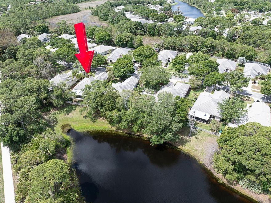 Welcome to The Preserve of Hobe Sound; one of the area's most sought-after communities known for its natural beauty, tranquility, and prime location near beaches, golf, and charming downtown Hobe Sound.  This 3-bedroom, 2-bath home offers a desirable split floor plan designed for privacy and comfortable living. The layout opens to a spacious screened and covered patio, where you'll enjoy peaceful lake views - perfect for morning coffee or relaxing evenings. This home presents a rare opportunity: move right in and enjoy the well-maintained condition or bring your vision and transform the space into a modern retreat.  The gated community offers pool, cabana, tennis and shuffleboard.  This home has endless potential. Polybutelene plumbing replaced. Serene lake views.