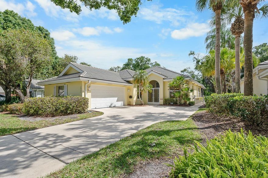 Welcome to The Preserve of Hobe Sound; one of the area's most sought-after communities known for its natural beauty, tranquility, and prime location near beaches, golf, and charming downtown Hobe Sound.  This 3-bedroom, 2-bath home offers a desirable split floor plan designed for privacy and comfortable living. The layout opens to a spacious screened and covered patio, where you'll enjoy peaceful lake views - perfect for morning coffee or relaxing evenings. This home presents a rare opportunity: move right in and enjoy the well-maintained condition or bring your vision and transform the space into a modern retreat.  The gated community offers pool, cabana, tennis and shuffleboard.  This home has endless potential. Serene lake views. The best of Hobe Sound living.