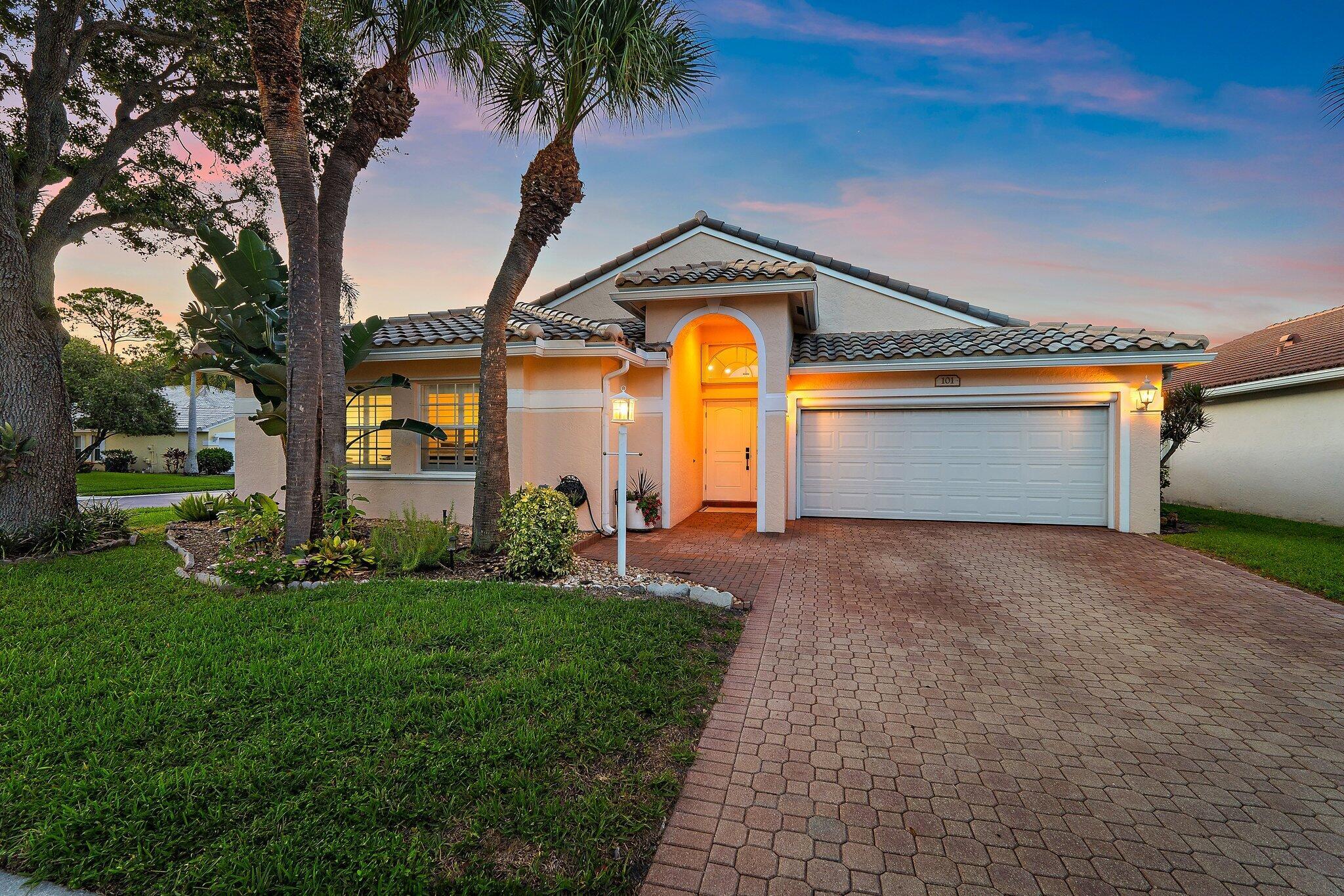 Bright, airy, and completely renovated, this 4-bedroom, 2-bath home in Jupiter's gated Maple Isle community is truly move-in ready. The open floor plan is filled with natural light and designed for both everyday living and entertaining.The updated chef's kitchen is the heart of the home, featuring a natural gas range, stainless-steel appliances, custom cabinetry, and generous counter space for cooking and gathering. The main living space is bright and welcoming, with custom bookshelves and plantation shutters throughout. A split-bedroom layout offers privacy, while the primary suite feels like a retreat with a spa-style bathroom and top-of-the-line finishes. All bedrooms feature new luxury vinyl plank flooring.Step outside to a heated salt-water pool with a newer pump and heater,