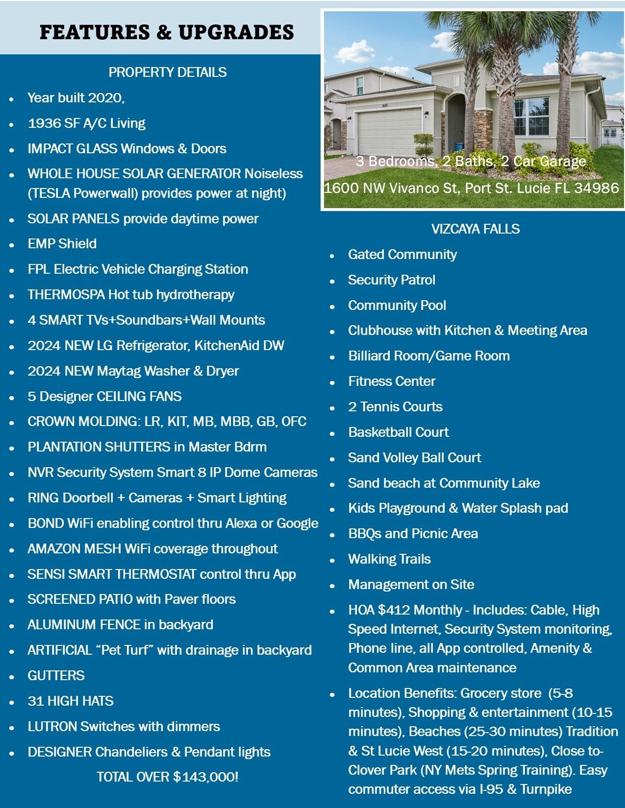 Vizcaya Falls - Residential