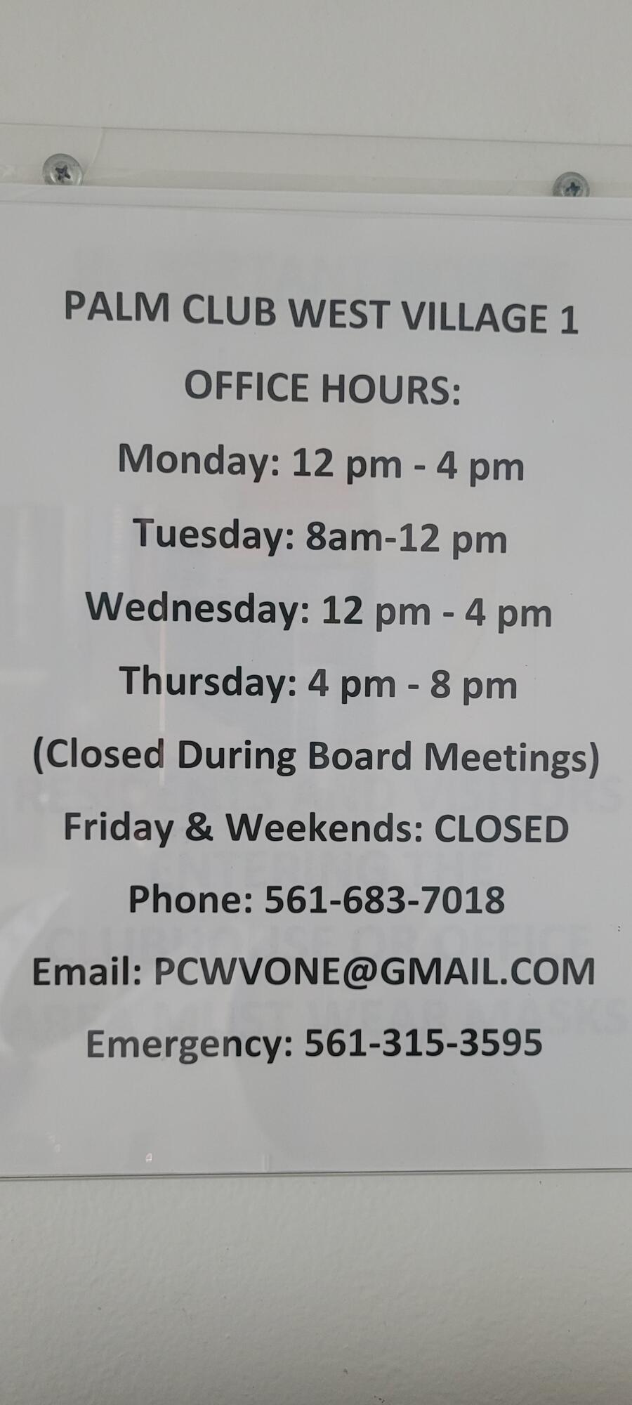 PALM CLUB WEST VILLAGE 1 CONDO - Residential Lease