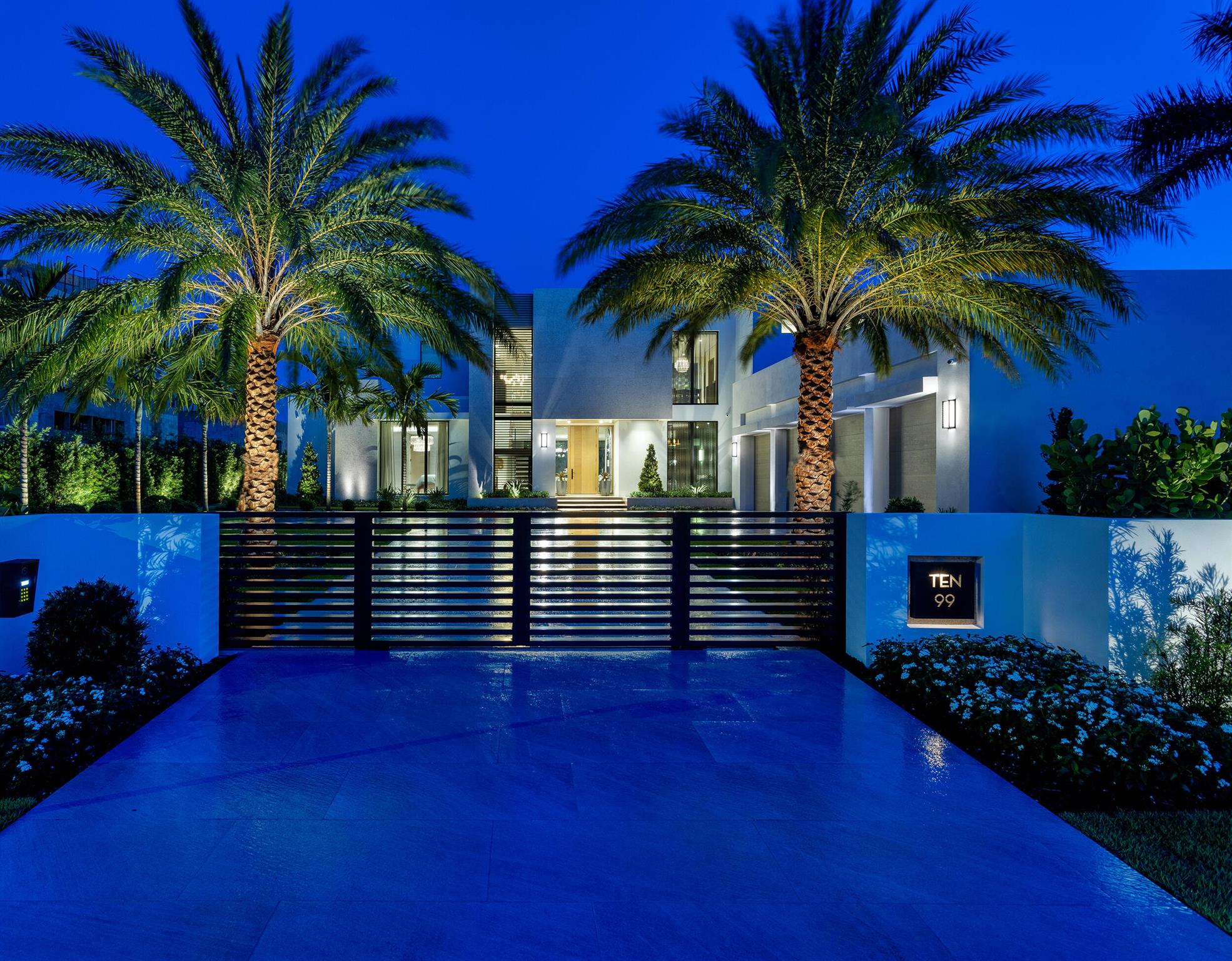New Gated Architectural Intracoastal Masterpiece on Boca Raton's sought after Spanish River Road in 'The Estate Section' by renowned Builder JH Norman and famed Brenner Architectural Group. Clean and crisp lines execute a modern living at this top-tier level of style. Short distance to The Boca Raton & Beach Club.