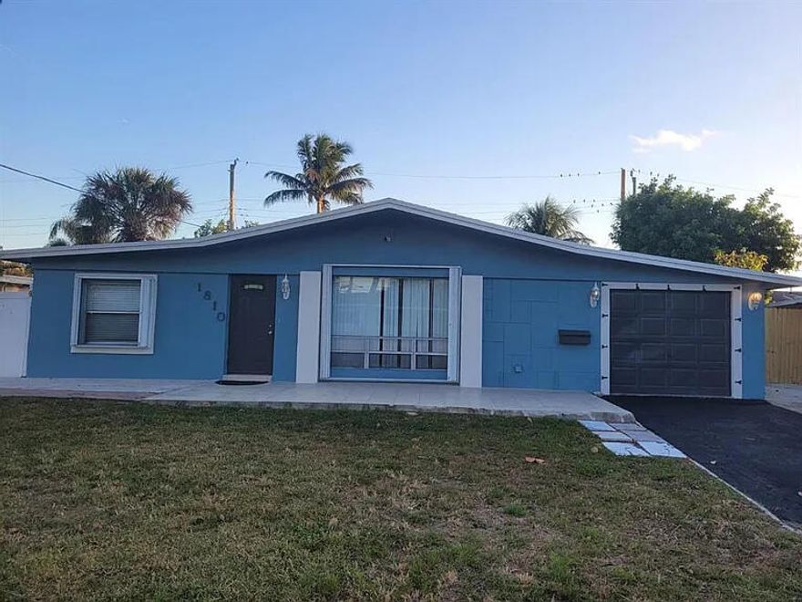 Motivated Seller - Bring Your Best Offer! A Must See! Move-In Ready Located in a prime area just one block west of US-1 and only minutes from the beach, Whole Foods, Sprouts, and some of the best local dining, this property offers both convenience and lifestyle. Perfect for investors or owner-occupants looking for a well-located home in a highly desirable Pompano Beach neighborhood. This beautiful 3 BED / 2 BATH + DEN one-story single-family home features an open and inviting layout designed for comfortable living and entertaining. Interior highlights include tile flooring throughout, an updated granite kitchen with brand-new appliances, a NEW roof, and a NEW A/C system, The home also includes an additional flexible living space.  Seller to offer an above ground pool at closing value up to $500. New Patio Set included in Sale.