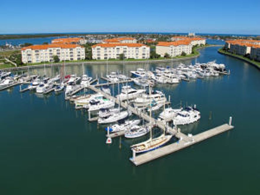 Beautiful Marina Views. Step into this 3rd floor condo with 10' ceilings and 8' doors. Freshly painted and new installed carpet. Live the Florida lifestyle right here on Hutchinson Island. The amenities include 24-hr manned gate, tennis courts, heated resort pool with spa, clubhouse, fitness center, picnic areas with gas grills, and bocce. Available to move in by February 1, 2016.