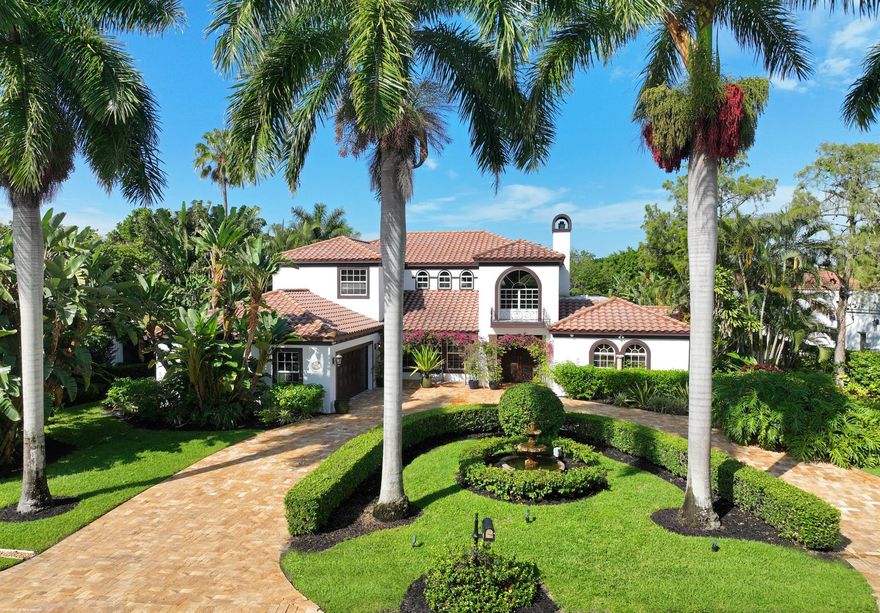 Here is a great opportunity to acquire an estate home in Wellington's Palm Beach Polo Club. This 2-story home offers 4-5 bedrooms plus an office with great entertaining spaces and cozy family areas too. This spacious home is ready for it's next owners who will enjoy bringing it up to current day decor.  The home boasts a ground floor primary bedroom suite with updated bathroom, fireplace, water views, fenced backyard with pool & screened covered-patio. There are 2 bedrooms on the ground floor. Upstairs you'll find 2 bedrooms with on-suite bathrooms, plus a flex-room with a closet that could be a guest bedroom or den but has do direct access to a bathroom.  A portion of the home has been replaced with hurricane windows, and the rest have shutters. Don't miss out on this great opportunity.