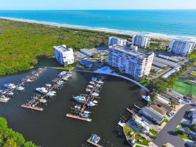 Wonderful opportunity to rent an 8th floor 2 bedroom, two bath unit the Tower building of Ocean Harbour North. Ocean views from the kitchen and 2nd bedroom.West facing balcony provides a great platform to catchthe unbelievable Westerm sunsets, as well as marinaand river views. Just across the street to beach with deeded access. by boat approximately 20 mins to the Ft. Pierce inlet.Detached carport # 804 is included with the condo rental. Boat slip # 47 with lift available as a separate rental .More photos will be added soon!