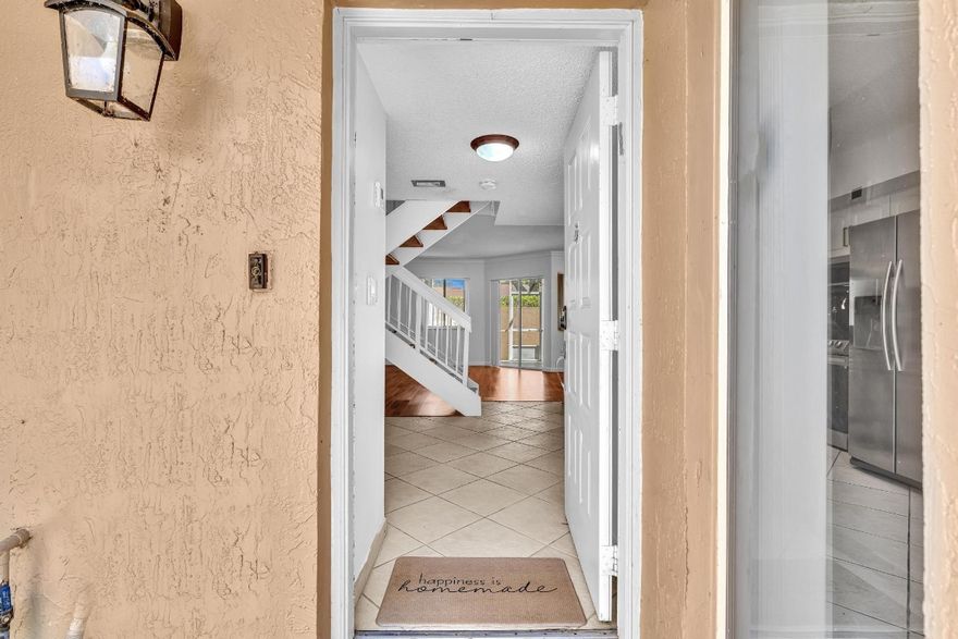 This is a rare Plantation Townhome for sale in the Dahlia community. This beautiful townhome features 3 bedrooms, 2.5 bathrooms, open floor plan, family room, dining room, eat-in kitchen, granite counter tops, wood cabinets, stainless steel appliances, wood and tile flooring, master walk-in closet, built-in closets, full size washer and dryer, large, screened patio with storage room, beautifully landscaped, and a community pool. The interior was just painted and professionally cleaned. This townhome is available immediately and sold "AS IS". It’s centrally located in stunning City of Plantation right off University Drive north of Broward Blvd. It's close to schools, malls, restaurants, sports complexes, I-95, and I-75. A must see! Don’t miss this one! This is a rare Plantation Townhome for sale in the Dahlia community. This beautiful townhome features 3 bedrooms, 2.5 bathrooms, open floor plan, family room, dining room, eat-in kitchen, granite counter tops, wood cabinets, stainless steel appliances, wood and tile flooring, master walk-in closet, built-in closets, full size washer and dryer, large, screened patio with storage room, beautifully landscaped, and a community pool. The interior was just painted and professionally cleaned. This townhome is available immediately and sold "AS IS". It’s centrally located in stunning City of Plantation right off University Drive north of Broward Blvd. It's close to schools, malls, restaurants, sports complexes, I-95, and I-75. A must see! Don’t miss this one!