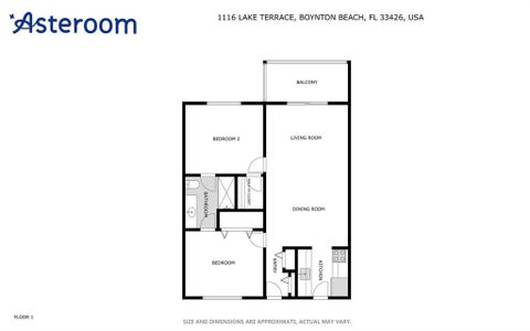 Tiny photo for 1116 Lake Terrace #214, Boynton Beach, FL 33426 (MLS # B26037024)