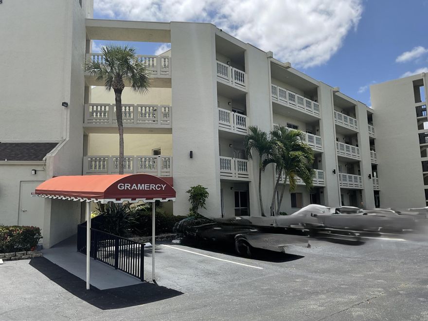 Bright, open, and easy to love—this 2-bedroom, 2-bath condo offers a spacious layout designed for comfortable everyday living. The open floor plan creates a seamless flow between living, dining, and kitchen areas, making the space feel larger and more connected. Step out onto your covered balcony, perfect for relaxing mornings or unwinding in the evening. Located in the well-established Gramercy at Poinciana community, residents enjoy access to amenities and a convenient location near shopping, dining, and daily essentials. A solid opportunity with space, layout, and lifestyle all in one.