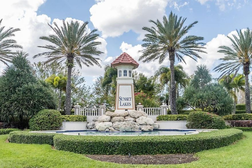 Beautiful porcelain floors throughout entire home. Fully enclosed patio on the lake facing the sunsets. Tinted windows along back of the home. Accordion shutters. giant kitchen with granite countertops. Stainless steel appliances. This new home is great for anyone looking to move into a beautiful suburban area with great schools in the area. Floor plan attached.