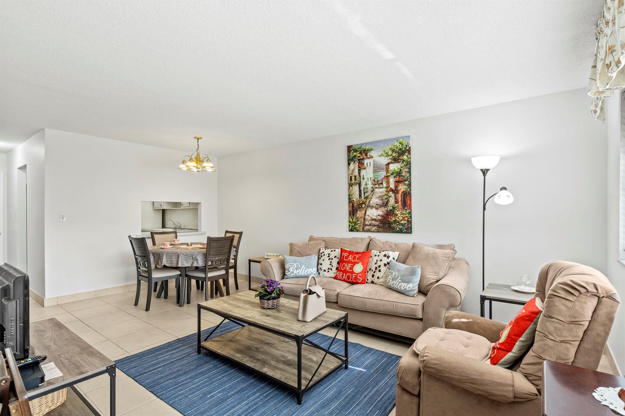Well maintained one bedroom, one bathroom condo in the beautiful 55+ Community of Lake Clarke Gardens, located only minutes from I-95, the airport, downtown, beaches, restaurants and shopping centers. The property features tile floors throughout, hurricane shutters, walk-in closet, balcony, and much more. All the furniture and accessories are included in the sale. The community has 2 pools, sauna, gym, BBQ area, billiards room, bocce ball, and shuttle bus for local transportation. The monthly condo fee includes cable, water, sewer, exterior maintenance, building insurance and more. Make this lovely condo yours today!