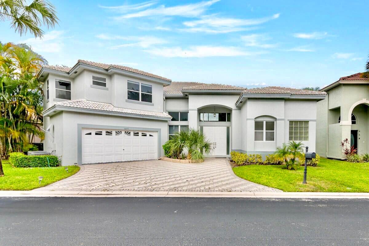 Beautifully remodeled in 2021, light and bright, Stunning 5 Bedroom 3.5 Bathroom Home in Mission Bay! Custom Screened Patio, Master Suite downstairs. 4 Bedrooms + 2 Bathrooms upstairs. 1/2 bath down, Stainless Steel Appliances in a custom floor to ceiling Kitchen with Quartz countertops. 32x32 designer tiles on main floor, no carpet. Custom roll down blinds on all windows. High hats throughout. Semi Fenced Yard. This will not last! Landlord pays Lawn. Basic cable+6HBOs, Internet, & Sprinklers/Irrigation included per HOA. Pet friendly! (First, last, & 2 months security)