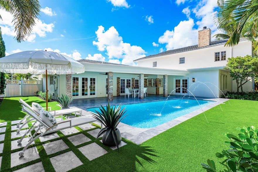 Welcome to 17 NW 25th Avenue, an exquisite residence in the highly sought-after Lake Eden neighborhood of Delray Beach. Recently transformed in a meticulous, down-to-the-studs rebuild completed in November 2024, this home perfectly combines sophisticated design with modern comfort. Step inside to discover an exceptional floor plan crafted for seamless living.