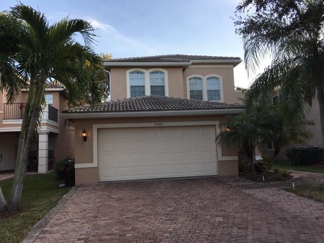 Beautiful 5 bedroom, 3 bathroom home in the gated community of Canyon Isles in Boynton Beach. Home has a pool and is on the canal. The home has tile downstairs and carpet upstairs. The kitchen has stainless steel appliances. It has one bedroom downstairs and four bedrooms upstairs. The master bath has a Jacuzzi tub. The laundry room is on the second floor. Rent includes basic cable, high speed internet, and alarm monitoring. The clubhouse has a beautiful swimming pool, jacuzzi, pool and sprinkler park for little ones, tennis courts and a gym.