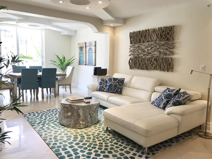 Exceptional condo in the East Boca Raton's hottest neighborhood! Highly desirable 7th floor 2 bedroom, 2 bath layout with TWO balconies with panoramic views of the resort style pool.  Upgraded throughout with BEST views from every room all at great value for prime location & offered with one garage parking. Enjoy the comfort of a ONE LEVEL condo residence in the immediate proximity to famous Waldorf Astoria golf course, downtown Boca Raton & the Ocean. Mizner Park dining & shopping, the Beach and the Boca Resort & Club are just few steps away. Located in full service building with resort-style pool & clubhouse, state-of-the-art fitness center, basketball court & MORE. Enjoy 24 HR valet parking, doorman & security. Pet Friendly building (see more)