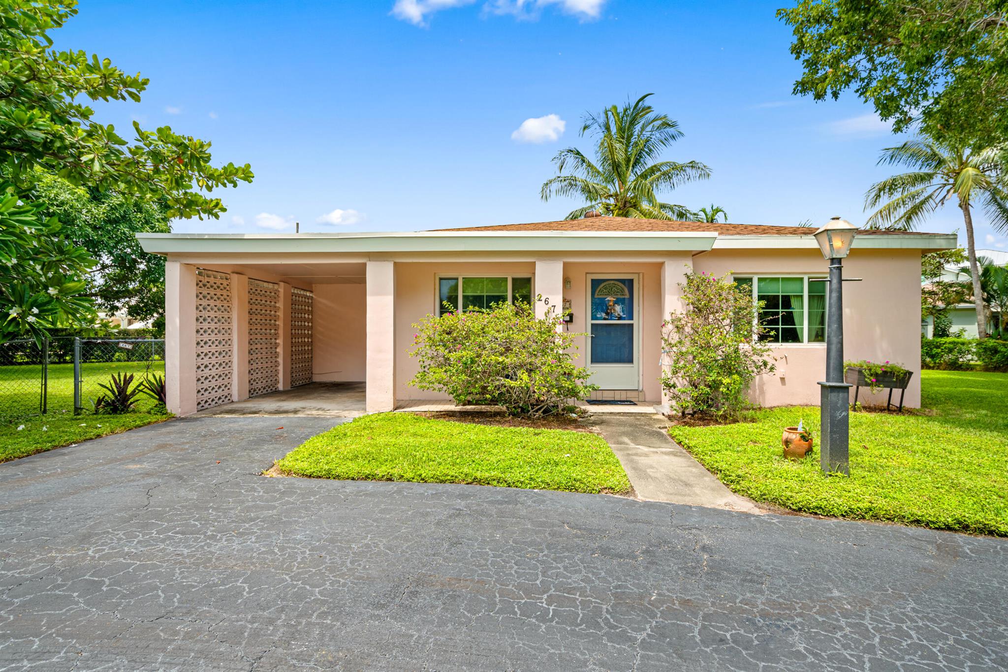 Opportunity in the heart of Delray Beach! This 2 bedroom, 1 bathroom home sits on a prime lot just minutes from Atlantic Avenue, shopping, dining, and the beach. The property offers excellent potential for renovation or as a tear-down for new construction. Surrounded by new development and updated homes, this location is ideal for investors or builders looking to create a custom residence in one of Delray's most sought-after neighborhoods.