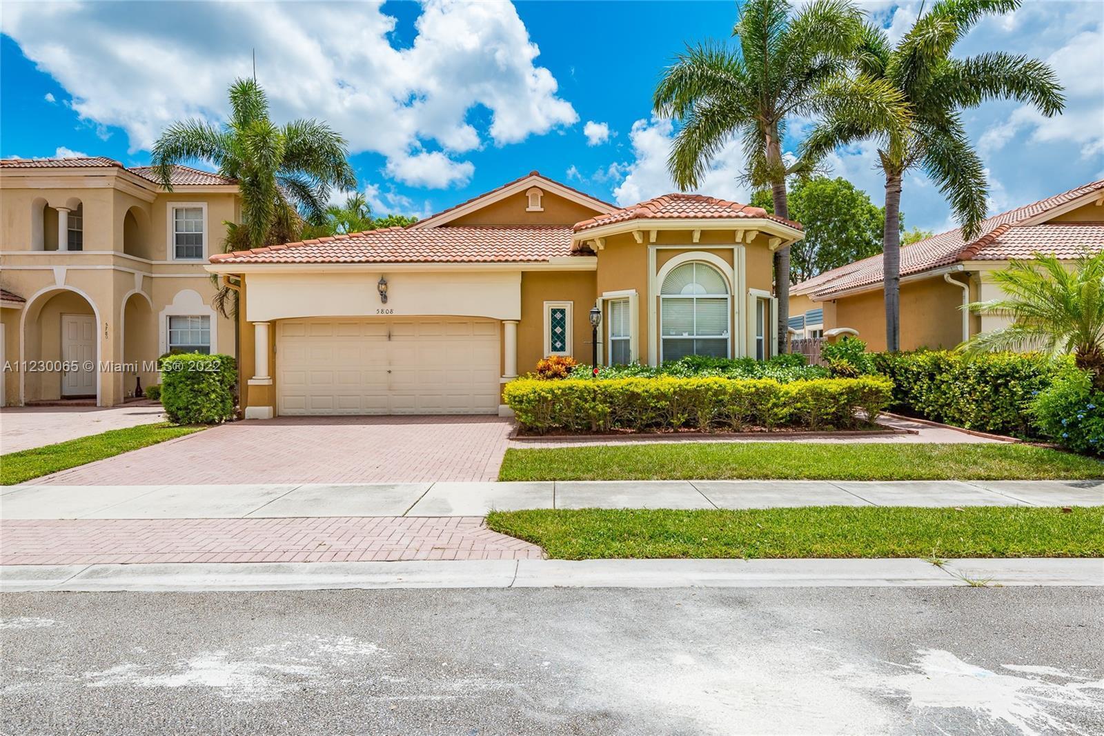 Welcome to this beautifully maintained home in Villa Sorrento at Heron Bay! Featuring 3 spacious bedrooms, 2 modern bathrooms, and an upgraded open-concept kitchen, this residence is filled with natural light and designed for comfortable living. Ideally located near the community gate for easy access, this home is just minutes from all of Heron Bay's resort-style amenities--including pools, playgrounds, tennis & pickleball courts, a state-of-the-art gym, and activities for all ages. Zoned for top-rated schools. Heron Bay is an all-ages, guard-gated community.