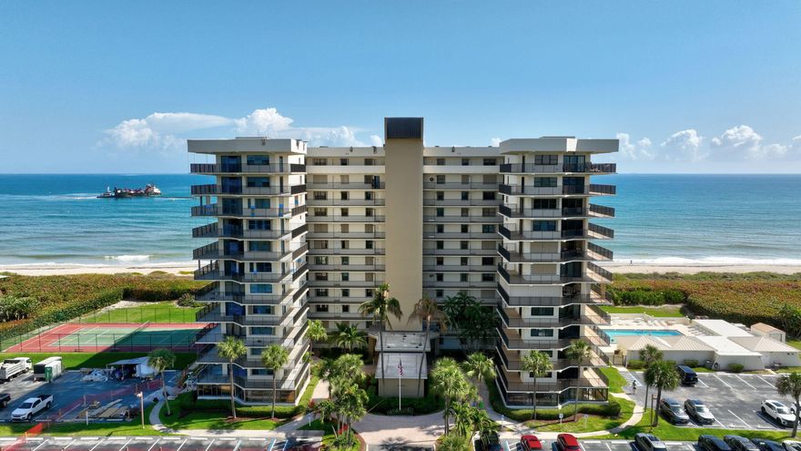 FABULOUS Seawinds building - This is a beautiful unit with outstanding views of ocean and intercostal out your front door to watch sunsets - This is turnkey and very nicely furnished.  Now it the time to buy in this building as the building is completing it's restoration.