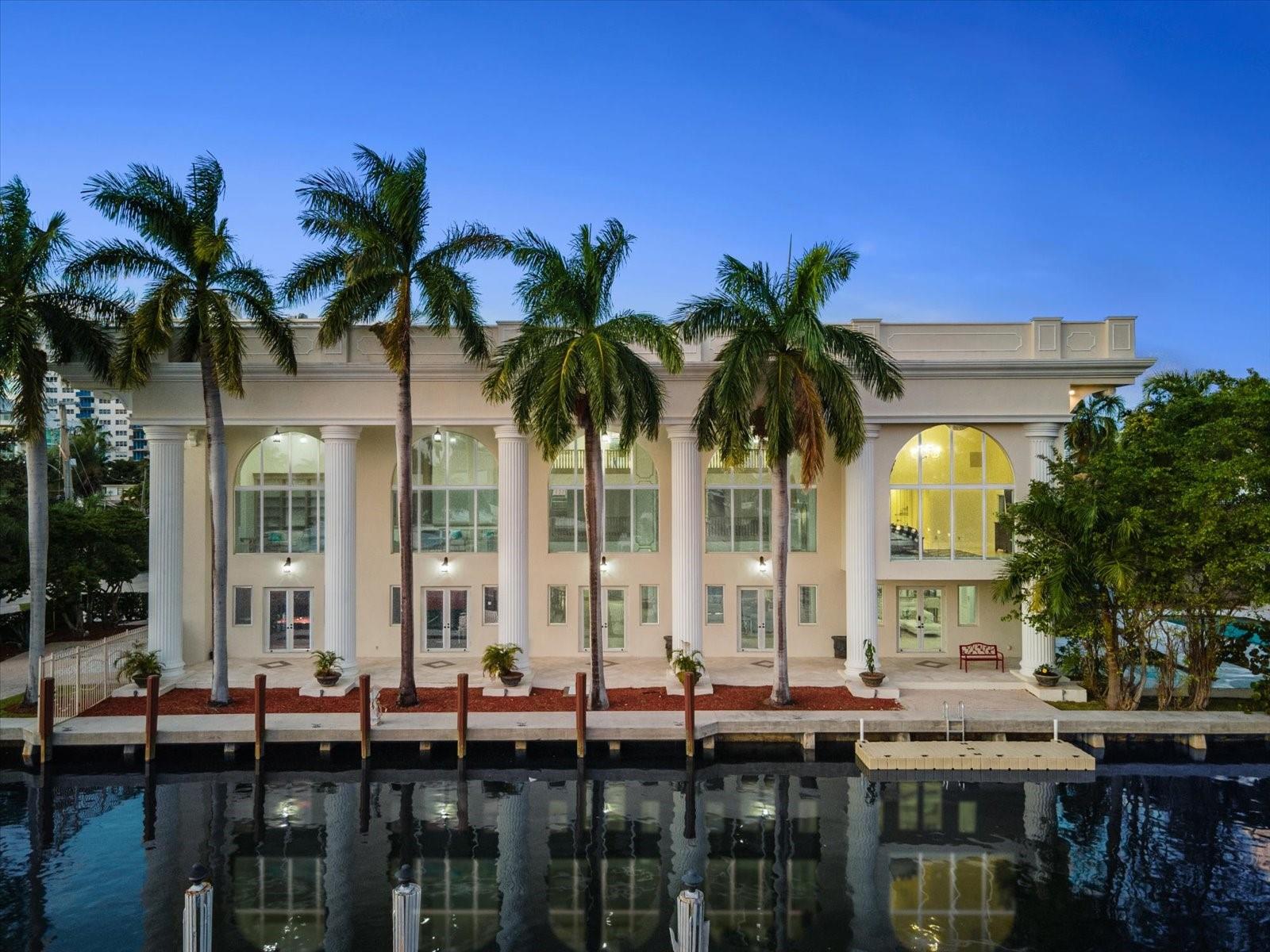 LOOKING FOR A BOAT SHOW RENTAL, CALL FOR DETAILS! Welcome To “GRAND RIVIERA” The most Magnificent
Mansion in Fort Lauderdale. Dramatic 30'+ ceilings, 6 ensuite bedrooms and amazing water views! Open floor
plan, gorgeous limestone floors, and stunning dramatic staircase. Huge bedrooms each with a private bath,
EXCEPTIONAL 16 Seat Professional THEATRE that has sound activated vibrating seats!!!, Game/billiard room,
FULL GYM, SAUNA and STEAM rooms. LARGE walk-in wine cellar! Resort style heated pool/spa directly on the
water, gorgeous views, huge summer kitchen! 150+FT on water. This private compound is a one of a kind! Walk
to beach, Las Olas shops and restaurants! Access to ocean...No fixed bridges! You will not find another home like
this. Dockage available for rent