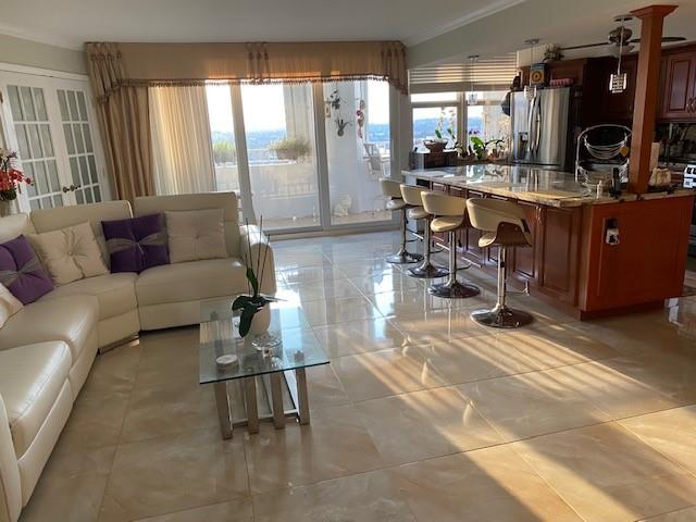 Beautifully and tastefully updated 2 BR, 2 BTH furnished annual rental in an upscale, elite and desirable building on the sand. Spectacular intracoastal views from this 15th floor condo within walking proximity to Pompano's newest hotspot including fine restaurants, shopping and the Fishing Pier. Building amenities include 24 hour security guard, social room, heated salt water pool, ample guest parking, gym and sauna. Laundry in unit. Also available for seasonal rent at $4500pm. No pets. No smoking. Landlord has serious allergies. Basic cable and water are included.
