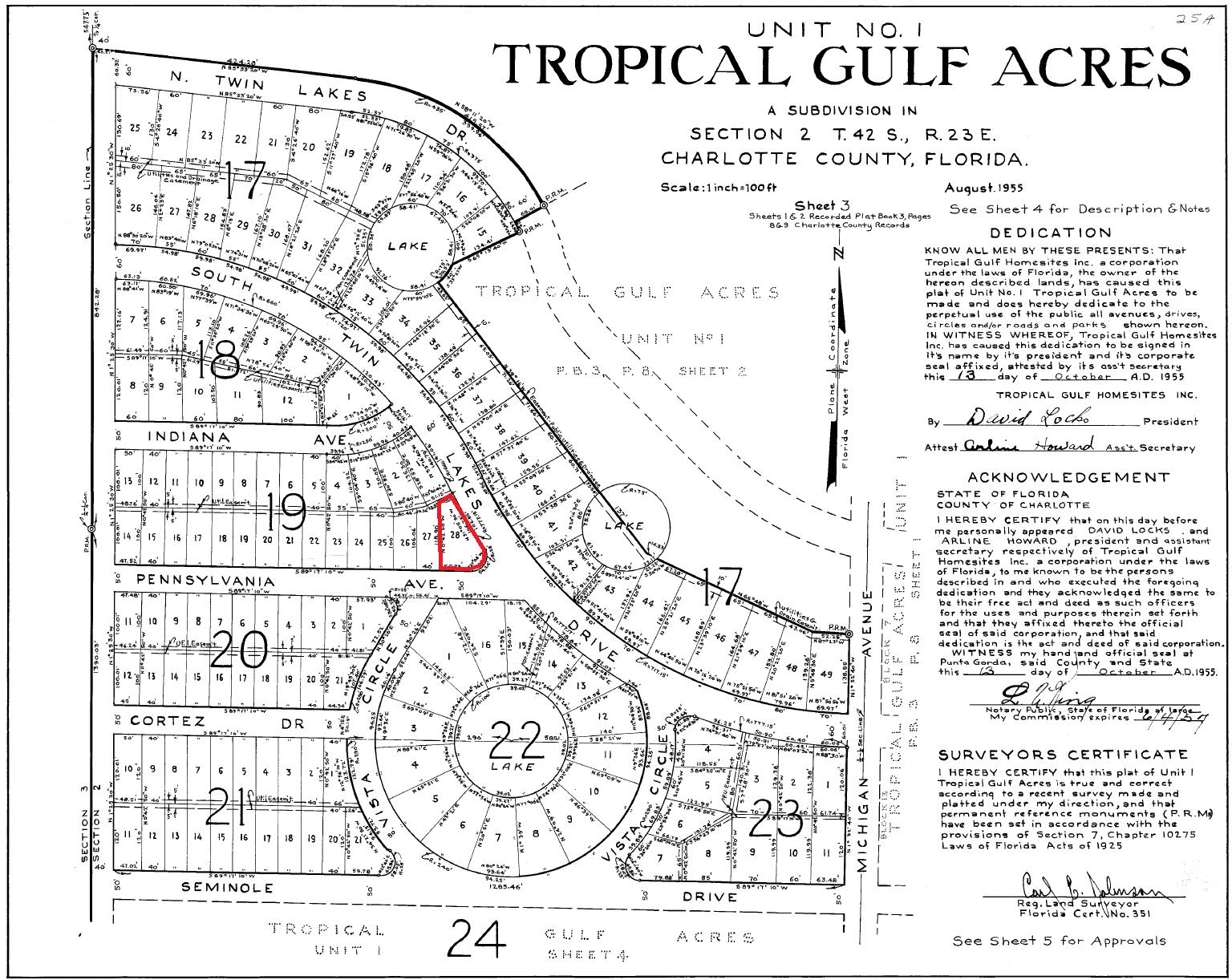 TROPICAL GULF ACRES - Land