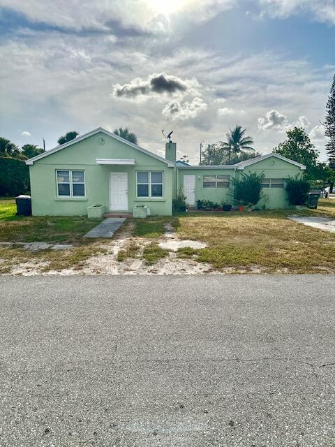 INCOME-PRODUCING DUPLEX IN PRIME WEST PALM BEACH LOCATION!Don't miss this fantastic investment opportunity in the heart of West Palm Beach! This fully rented 3-bed, 2-bath duplex sits on over 1/3 acre in the desirable Royal Palm Estates neighborhood. The property includes a 2/1 unit and a 1/1 unit, each with separate addresses and individual utility meters, offering true independence and convenience for tenants. Zoned high-density multifamily and located in a non-flood zone, this property offers strong long-term potential and immediate cash flow from day one. A solid addition to any investors portfolio!