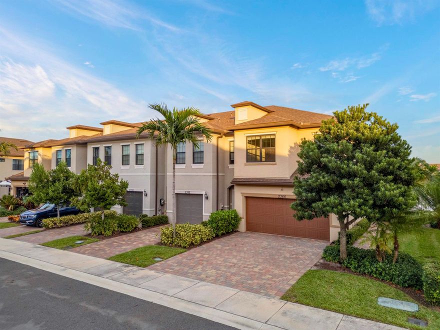 Beautiful 3-bedroom, 2.5-bath home with a 2-car garage and amazing water views. Features include a modern kitchen with a granite island, stainless steel appliances, a walk-in pantry, and an open-concept layout. The spacious primary suite offers a large walk-in closet and plenty of natural light. Enjoy a private fenced patio--perfect for relaxing or entertaining. Located in a gated community with resort-style amenities including a pool, fitness trails, and scenic lakes. Conveniently close to shopping, dining, and major highways.