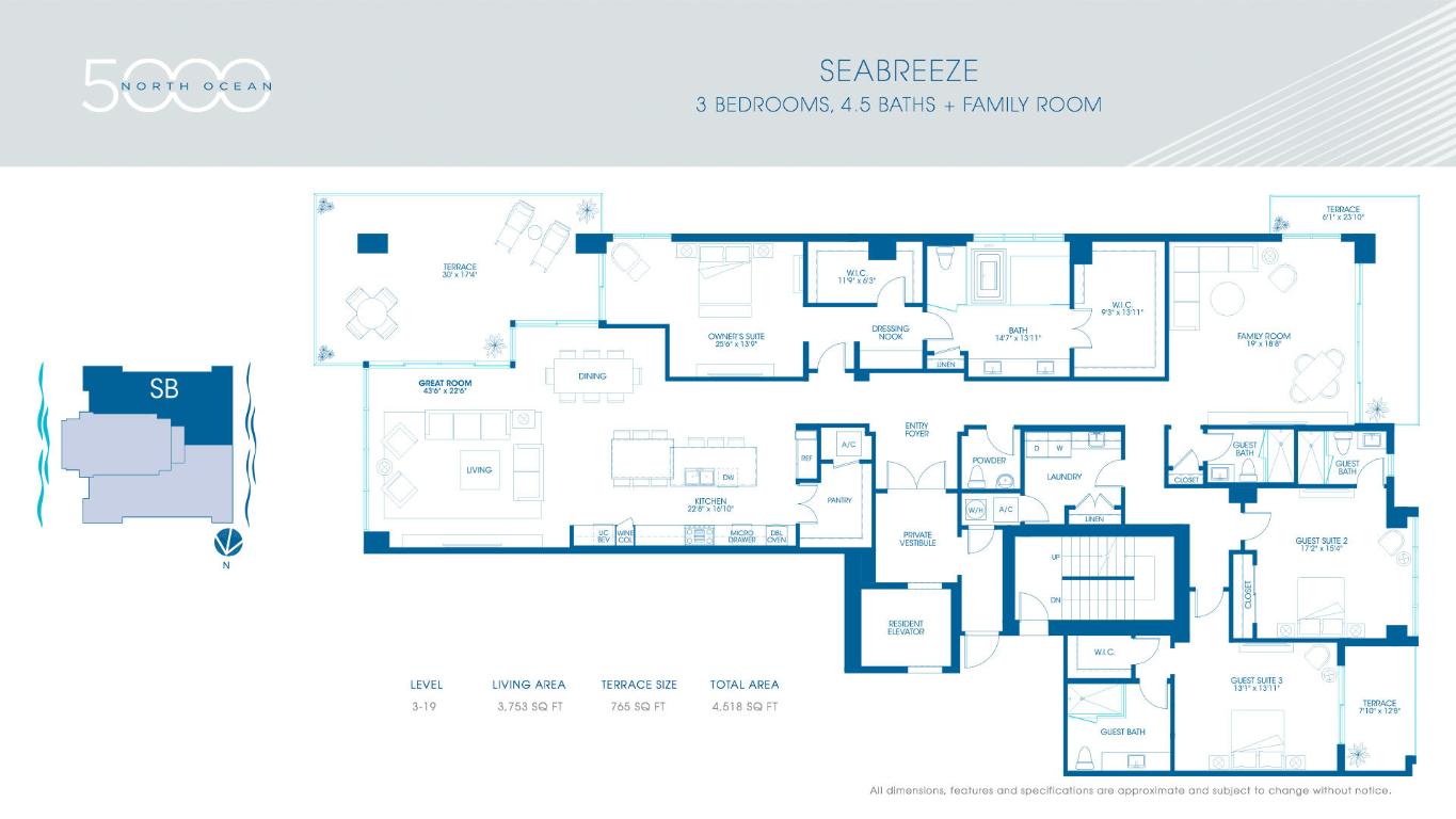 5000 NORTH OCEAN - Residential