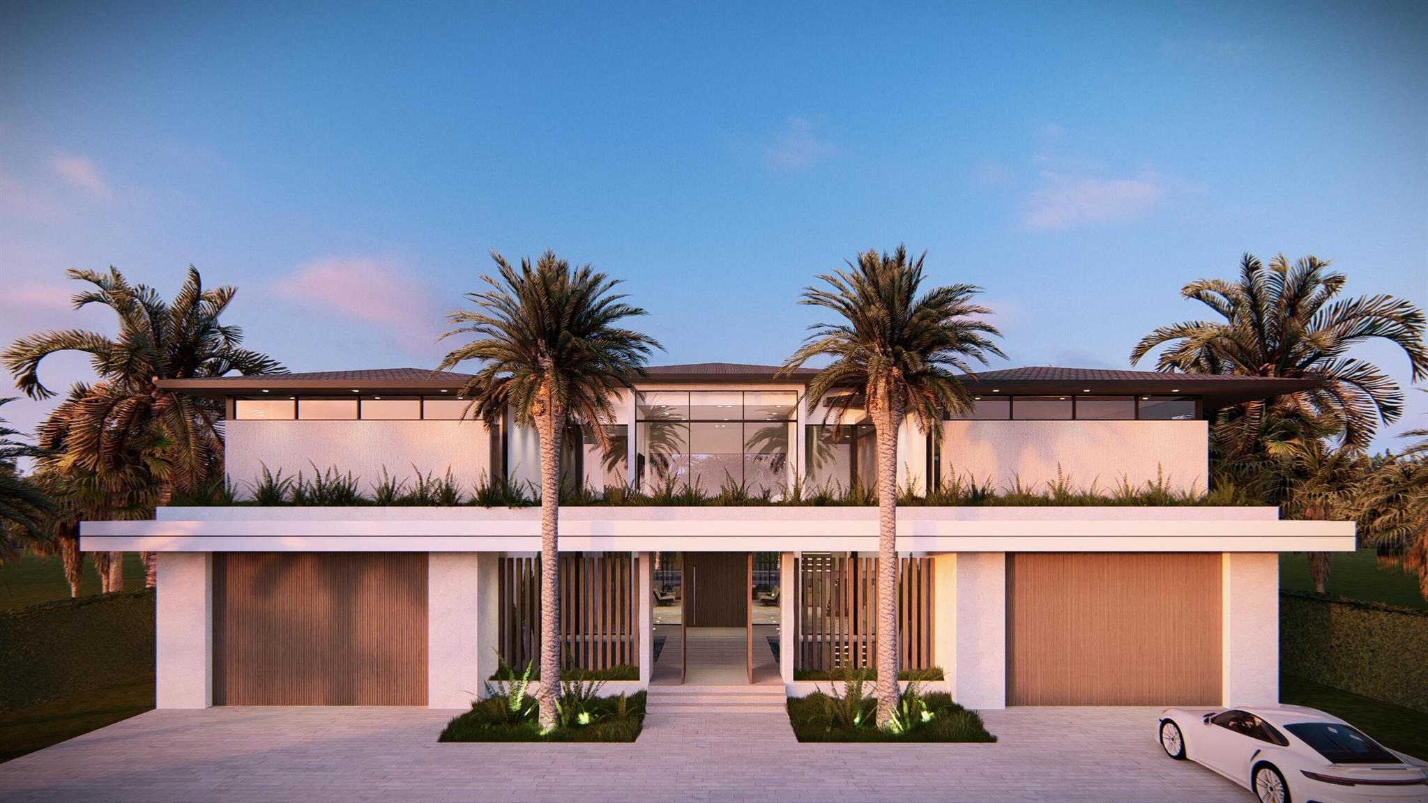 Located in the exclusive Spanish River Land community of East Boca Raton, 1148 Cocoanut Road redefines luxury living with a blend of architectural brilliance, modern sophistication, and seamless indoor-outdoor harmony. Perfectly situated between the Intracoastal Waterway and just two blocks from the Atlantic Ocean, this estate offers unparalleled privacy, tranquility, and access to Boca Raton's premier coastal lifestyle.Spanning 16,117 square feet of lush grounds and 9,675 square feet of air-conditioned living space, this estate is a modern tropical oasis. A gated privacy wall leads to an impeccably designed entry courtyard, flanked by dual two-car garages and tranquil reflection pools.