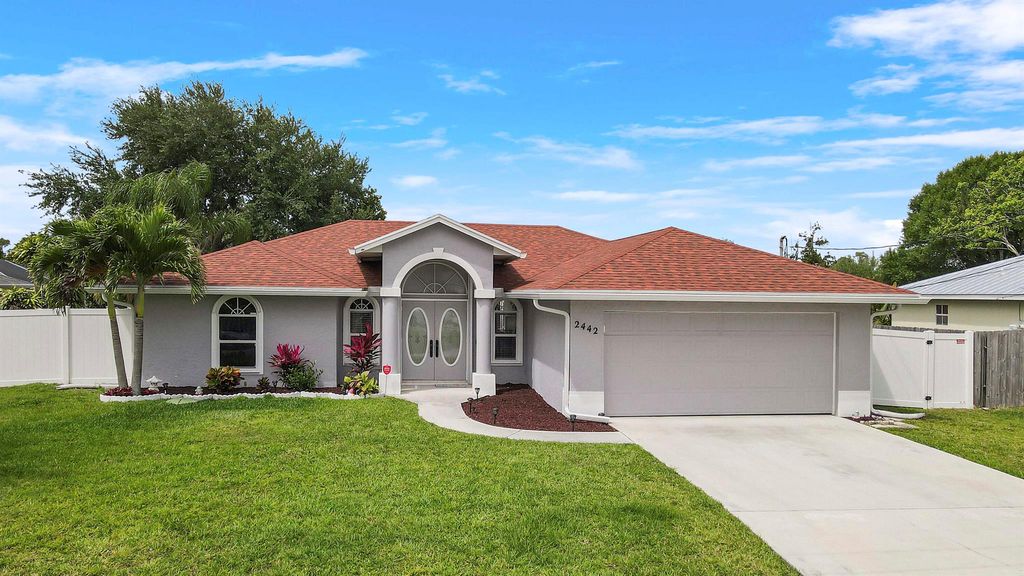 Photo of 2442 SW Dalpina Road, Port Saint Lucie, FL 34953 (MLS # R11080609)