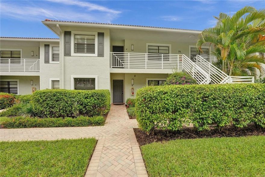 Amazing Opportunity Awaits You. Mandatory Membership Club Fee - $86,000. Beautifully updated 2nd Floor unit. 100% Waterproof Wood Grain Vinyl Laminate Flooring Throughout & plantation shutters on front windows. Fabulous Open Floor Plan. LED Energy Efficient Lighting, Quartz Counters, Newer Stainless Steel Appliances, Soft Closing Doors & Drawers. Primary Ensuite Features Dual Sinks, Large Step In Shower w/Frameless Glass Doors, newly tiled floors & shower, & bluetooth speakers. Relax on the Screened Porch w/ Sweeping Golf Course Views, Overlooking the 17th Fairway of the Championship South Course. Location, Location, Location! Just Steps to the Phenomenal Southport Pool & Clubhouse, and a Short Walk to the Hunters Run Clubhouse. Yes, You can Have It All!