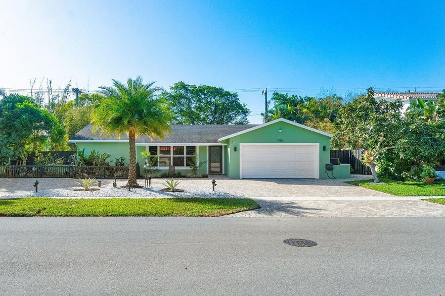 Spectacular 3 bedroom 2 bath home on double lot in east boca. Large open modern floor plan with a three-way split bedroom plan. Entertaining kitchen with quartz countertops and stainless-steel appliances. Impact windows and doors throughout. Roof just 8 years young . New 5-ton 2 stage energy efficient scroll compressor AC with all new ducts and returns in each room. 16 channel high definition security camera system. Updated 225amp electrical panel with whole home surge protection and new 2 stage on demand tankless water heater,240 volt outlet in gararge for welder or ev charging, app controlled garage door opener, solid core interior doors and Stunning maintance free Epoxy Flooring. Klipsch In wall and ceiling speakers. ''Smart'' Backyard oasis with over 200K in updates can be controlled by your phone to set the landscape lights, pool equipment, pool light, and tiki hut w TV and fan, app controlled rachio irrigation system fireplace waterfall feature and 2 street lights on side of the home. There is 1 wood burning fireplace and a built in propane firepit with built in water feature. New black bottom pool with Jandy Aqualink salt system and custom spa and tiki hut. Insulated patio back cover. 25x20 superior insulated shed with electricity inside and outside and 13x10 air conditioned and sound proof office / studio built inside shed. Side yard has 6in thick concrete pad with basketball hoop. Bring your RVs as there is a 30-amp RV hook up, or room for your Boats, or add on to your house for even more sq ft. Circular driveway. Beautiful curb appeal and mature trees. No HOA. Addison Mizner School District and just 2 miles to the beautiful beaches.