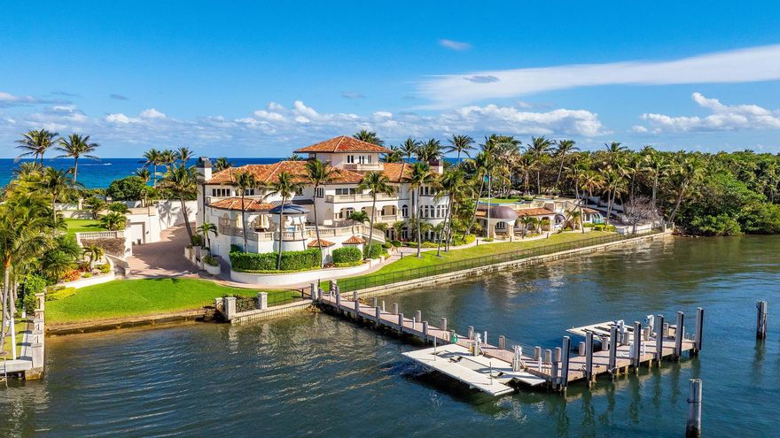 Incredible opportunity to own a rare and unique compound that spans almost 4 acres with 350' of direct Intracoastal waterfrontage and 350' of direct oceanfrontage. The ocean-to-Intracoastal estate has many updates throughout allowing a Buyer to enjoy the home now and/or build from the ground up on one of the most impressive properties in South Florida. Features include stunning views throughout; theater; spacious primary suite; plenty of space for guests; underground tunnel access to oceanfront cabana; 20+ car garage; deep water dockage for multiple watercraft and yacht options; and more. Manalapan residents enjoy gratis membership to the La Coquille Club at the Eau Palm Beach Resort & Spa. Situated between Delray Beach and Palm Beach, this ocean-to-Intracoastal property is a rare find.