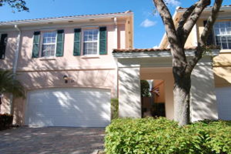 Tropical Paradise in Tequesta Oaks. Divosta Built Solid Poured Concrete Walls 3 Bedroom 2.5 Baths 2 Car Garage Townhome with a Beautiful Screened Outdoor Patio-Garden! Low HOA Fees of $170 per Month. Spacious 10 Foot Ceilings and Beautiful Adobe Tile Floors both Downstairs and Upstairs. Convenient Laundry Room located centrally to the 3 Bedrooms. Hurricane Shutters. Stately Majestic Oak Trees line the streets of this Prestigious North Palm Beach County Community of Tequesta Oaks. Sparkling Community Pool features Lush Tropical Landscaping. Minutes to Jupiter Beaches, Jupiter Inlet Restaurants and Nightly Entertainment, PGA Boulevard Gardens Malls Shopping and Restaurants. Conveniently located 35 minutes to Palm Beach International Airport and Downtown West Palm Beach.
