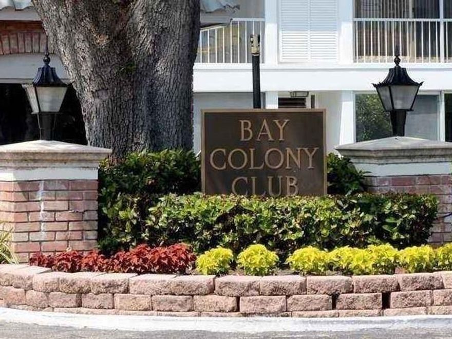 WELCOME TO THE EXCLUSIVE BAY COLONY CLUB CONDOMINIUMS ON THE INTERCOASTAL! NO EXPENSE SPARED ON THIS GORGEOUS 2 BED, 2 BATH UNIT FULLY UPGRADED WITH HIGH END FINISHES AND APPLIANCES, CHEF'S KITCHEN. WOOD LOOK PROCELAIN TILES, UNDERMOUNT SINK WITH LINTZ FAUCET AND INSTANT HOT WATER DISPENSER, WOLF 36" INDUCTION RANGE WITH HOOD, PASTA ARM FILLER, WINE COOLER, SOFT CLOSE CABINETS AND DRAWERS WITH BUILT INS,QUARTZ COUNTER TOPS IN KITCHEN AND BATHS, AUTOMATIC BLACK OUT SHADES, LIGHTED BATH MIRRORS WITH DEFOGGER, DECORATIVE BATHROOM AND KITCHEN TILES, SPA JACUZZI TUB IN GUEST BATH, HURRICANE IMPACT WINDOWS AND MORE! SEE ATTACHED LIST. ASSOC INCLUDES 4 HEATED POOLS, 3 CLUBHOUSES, 6 TENNIS COURTS, 2 EXERCISE RMS, OUTSIDE BAR BY INTERCOASTAL AND POOL, PCKL BALL. BOAT DOCKS RENTED AT $1.5/LINEAR FT WINE COOLER WILL BE REPLACED , QUARTZ COUNTER AND MAIN BEDROOM CLOSET DOOR TO BE INSTALLED BEFORE CLOSING.