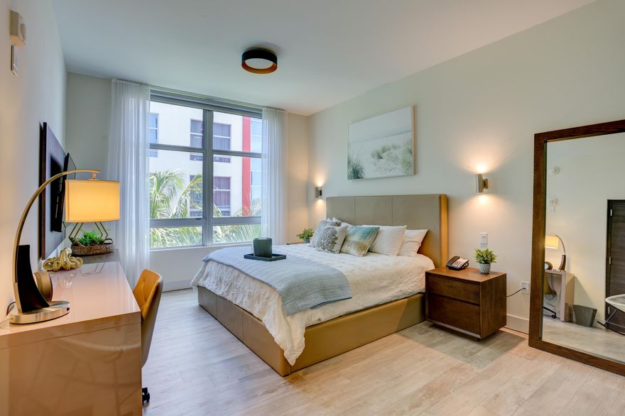 Unit N424 is projected to make 32k-35k this year! FINANCE WITH 30% DOWN! Welcome to your dream getaway! This exquisite condo-hotel defines luxury living, situated just steps away from the powdery white sand beached of South Florida. What sets this property apart from others is that there are NO RENTAL RESTRICTIONS, granting you the ultimate freedom to fully embrace your lifestyle choice. You have the flexibility to put the unit in the hotel program or hire a property management company to organize bookings. With the unit being sold turnkey, you can step into your new home/investment opportunity without any hassle. The allure of this property is further enhanced by its lavish resort-style amenities. Ascend to the rooftop and discover an awe-inspiring infinity pool that seemingly melts into the horizon, a state-of-the-art fitness center to maintain your well-being, a sun-drenched sundeck to unwind, and a full-service bar and grill that promises delectable treats and captivating entertainment, all while relishing stunning vistas of the majestic Atlantic Ocean and bay.

As you make your way downstairs, indulge your senses with the tantalizing aromas emanating from the upcoming Coffee Shop, Gelato Creamery, and Bistro. Imagine starting your day with a perfect cup of coffee and ending it with a sweet treat, all conveniently within reach.
The property's location is nothing short of remarkable, just a short 15-minute drive from the bustling Fort Lauderdale International Airport. Additionally, within a mere 3-minute stroll, you'll find the Hollywood Beach Theatre, a captivating venue where you can witness the breathtaking sunset while immersing yourself in the enchanting melodies of live music.
Whether you're seeking a lucrative investment opportunity or an idyllic sanctuary to call your own, this property is the epitome of perfection. Don't miss out on this extraordinary chance to make this your own slice of paradise!