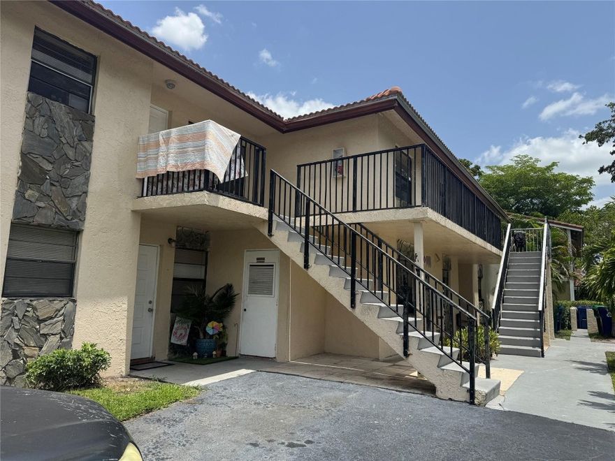 Coral spring apartment unit for rent. 2 bedroom and 2 bathroom. located on 2nd floor. tile throughout. cen. a/c. washer and dryer. move in today. NO HOA approval. tenant need background check. 3x income. 1st month rent, 2 months rent security deposit, $250 water deposit. background check. NO pets. two parking space. only.