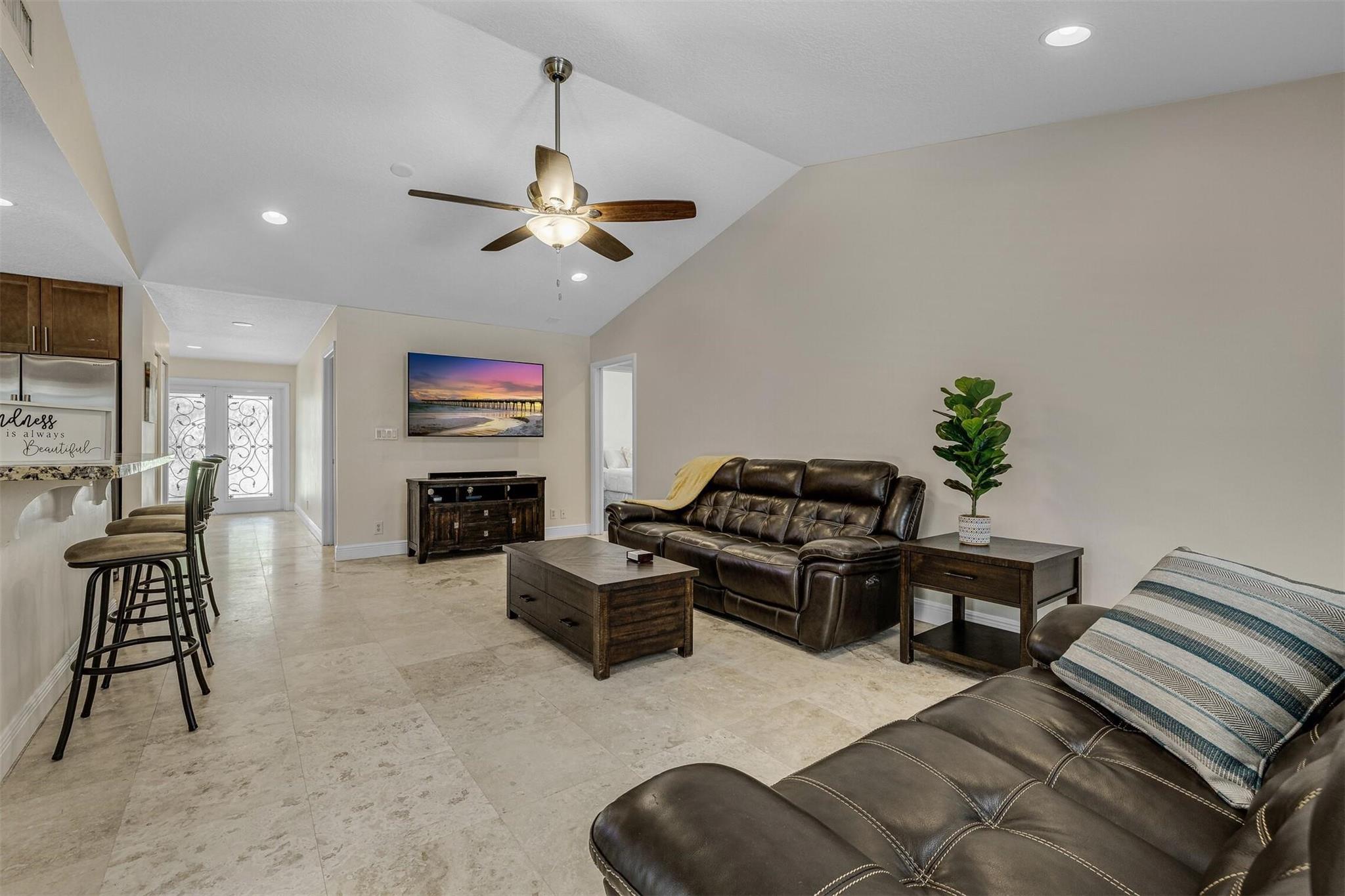 Beautiful 4/3 rental with 2 car garage, located minutes to the Winter Equestrian & Polo Grounds. Wonderfully upgraded, and has countless amenities. This open concept residence is perfect for those who want to enjoy a peaceful evening after a long day at the Equestrian grounds, by enjoying the private swimming pool, and relaxing in the backyard. The backyard is nestled next to a quiet Wellington park with shade trees. This house comfortably fits 8 people and has two large living spaces. It has a fully equipped kitchen. Impact windows and doors, with exterior monitoring devices for safety. New AC, indoor laundry room complete with washer and dryer. Fresh paint and landscaping. Pet friendly. No smoking. Large paved driveway. No HOA.
