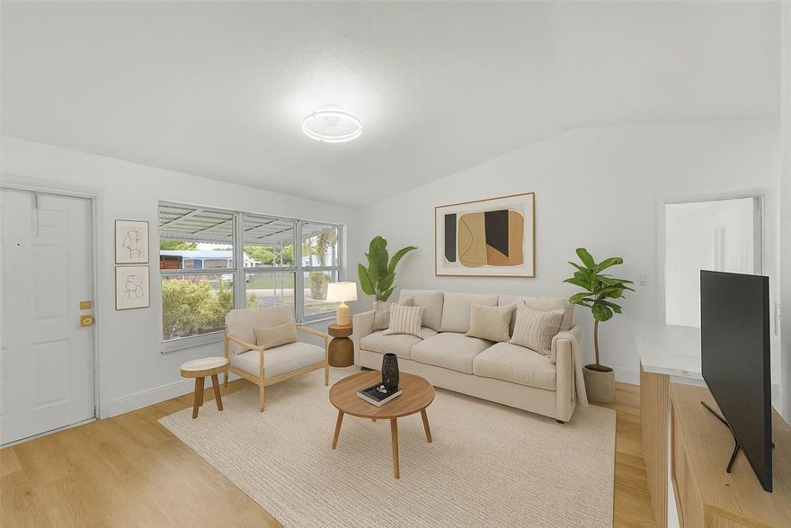 Back on the market —this beautifully updated open concept Margate home is ready to welcome its next owner. Temporarily off market while permits were completed, the property now shines with all updates fully permitted and up to current city codes for peace of mind. Thoughtfully refreshed and move-in ready. Huge corner lot with lots of yard space.  enjoy a quiet neighborhood with easy access to schools, shopping, and major roads. A rare opportunity to start the new year in a home.