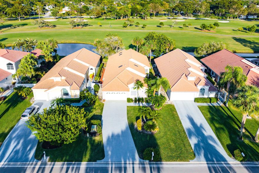 Welcome to Eastpointe Country Club, widely regarded as one of Palm Beach County's finest private golf communities. Ideally situated along the 16th fairway of the West Course, this residence offers a serene setting with picturesque golf course views.

Thoughtfully designed, the home features three generously sized bedrooms and three full baths, providing comfort and privacy for both family and guests. The expansive kitchen flows effortlessly into the dining area, creating a warm and inviting space for entertaining. Just beyond, a large glass-enclosed, air-conditioned lanai serves as a tranquil retreat, perfect for enjoying indoor-outdoor living throughout the year.

Eastpointe offers an exceptional lifestyle with two championship golf courses, the newly unveiled Pointe lifestyle... center complete with a resort-style pool, as well as tennis, pickleball, and an abundance of amenities and social opportunities.

This is country club living at its finestelegant, active, and effortlessly Florida.